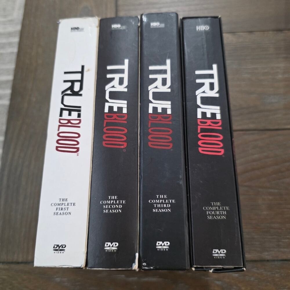 True Blood Seasons 1-4 dvd sets bundle